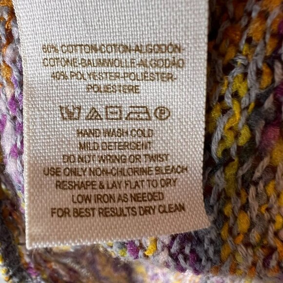 We the Free Sweater Womens Size Small Colorful Boston Melange Marled Side Slits - Picture 13 of 15